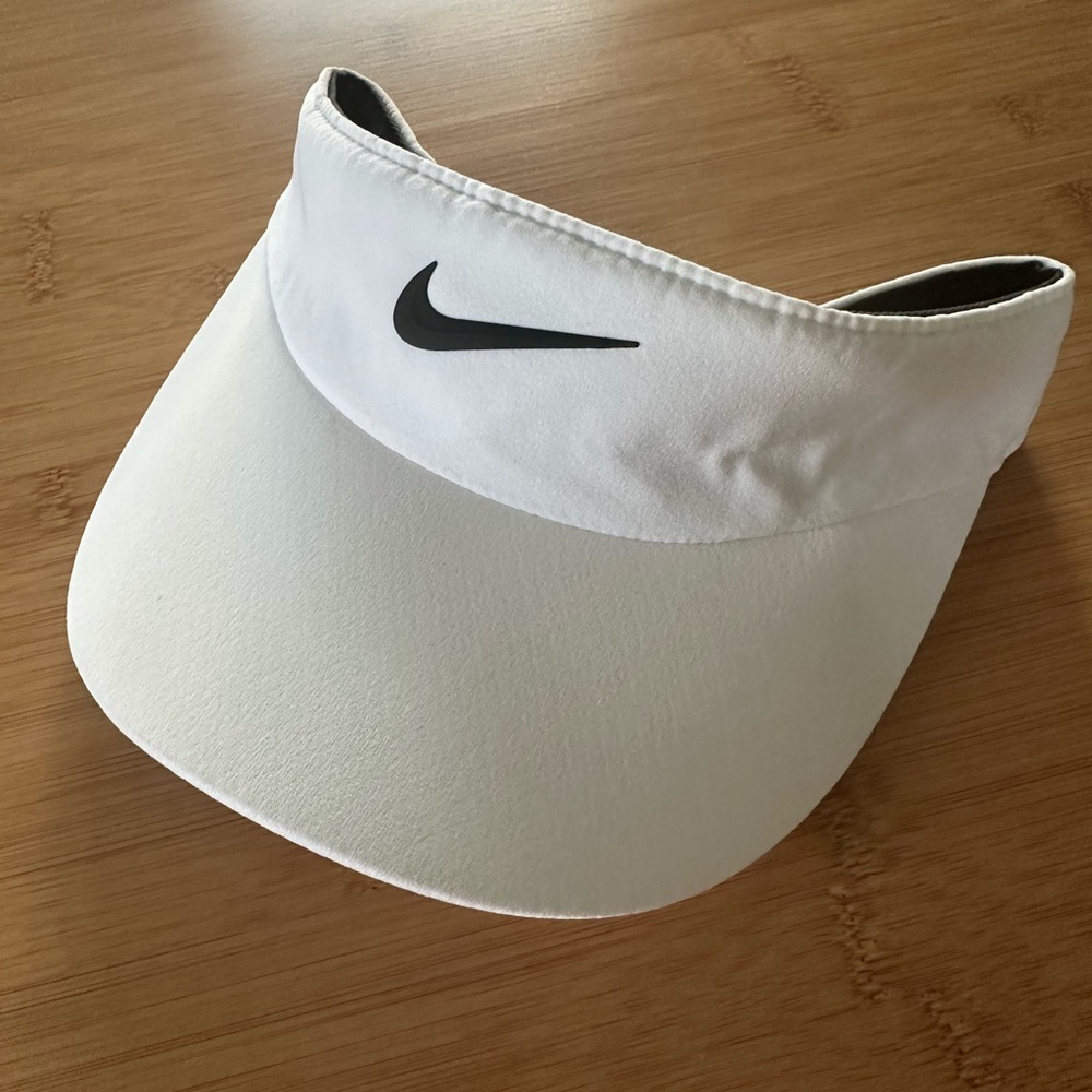 Nike White Visor Cap